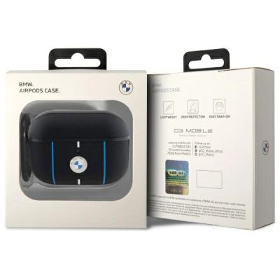 3. BMW Color Lines Case for AirPods Pro 2 - Black