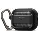 16. Spigen Rugged Armor Case for Apple AirPods Pro 1 / 2 - Matte Black