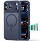 ESR Classic Hybrid MagSafe Case for iPhone 18 Pro / 17 Pro - Matte Navy Blue