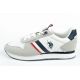 13. US Polo ASSN trainers. M NOBIL006-WHI