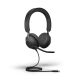 4. Jabra Evolve2 40 SE MS Stereo On-Ear Headphones, USB-C, Black