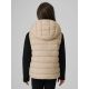 2. Girls' vest with synthetic filling 4F 4FJRSS26TVJAF396-83S
