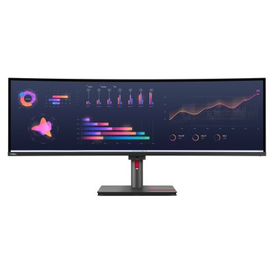 Lenovo ThinkVision P49w-30 Computer Monitor 124.5 cm (49") 5120 x 1440 px Dual WQHD LED Black