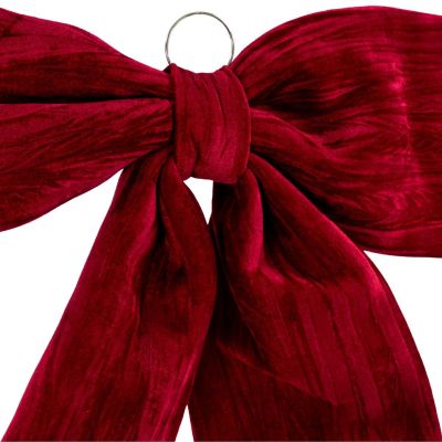 15. DECORATIVE BURGUNDY BOW 67x72x9CM MICA