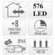 2. CHRISTMAS TREE LIGHTS LIGHT CHAIN 576 LED TIMER COOL WHITE