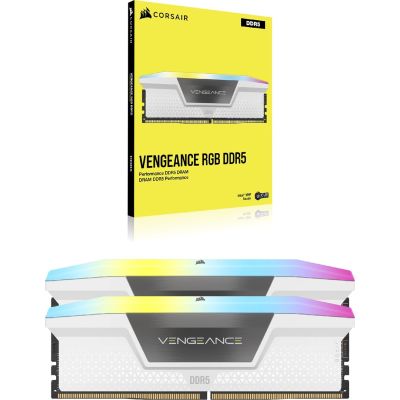 6. DDR5 32GB PC 6000 CL30 CORSAIR KIT (2x16GB) Vengeance RGB retail