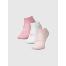 Girls' casual ankle socks (SET OF 3) 4F 4FJWMM00USOCF497-96S