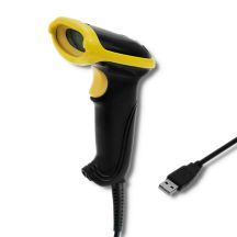 QOLTEC LASER CODE READER 1D | 2D | USB | BLACK