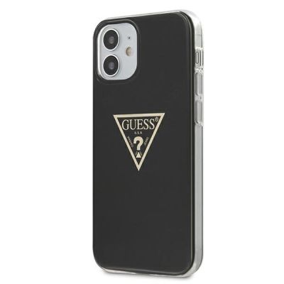 2. Guess GUHCP12SPCUMPTBK iPhone 12 mini 5.4" black/black hardcase Metallic Collection