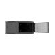 7. Lanberg 19" 6U 600x600 black wall-mounted rack cabinet with perforated doors (flat pack)