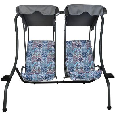 10. SONIC GARDEN AND BALCONY SWING 2-SEAT MOSAIC