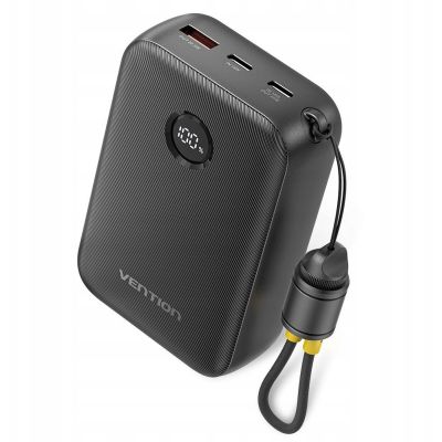 2. Powerbank Vention 20000mAh 2 x USB-C 1x USB-A with display 22.5W black