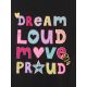9. Girls' loose T-shirt with print 4F 4FJRSS26TTSHF4137-20S