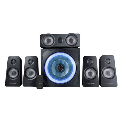 7. TRUST GXT 658 Titanium Black Computer Speaker Set