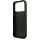 7. Guess 4G Triangle Logo MagSafe Case for iPhone 17 Pro Max / 18 Pro Max - Black & Silver