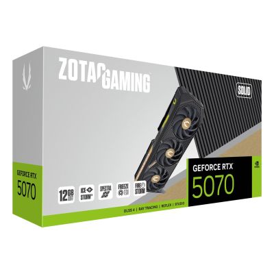 15. ZOTAC GAMING GeForce RTX 5070 SOLID 12GB Graphics Card