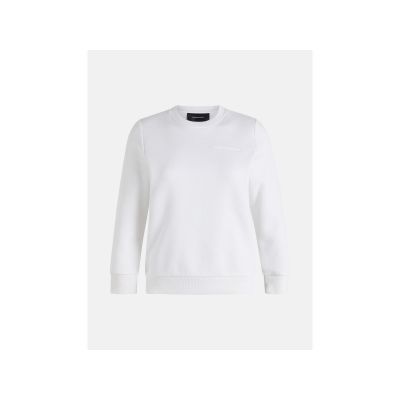 5. Peak Performance W Original Small Logo Crew Sweatshirt White