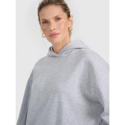4. Women's sweatshirt with hood, open, 4F 4FRAW25TSWSF2462-26M