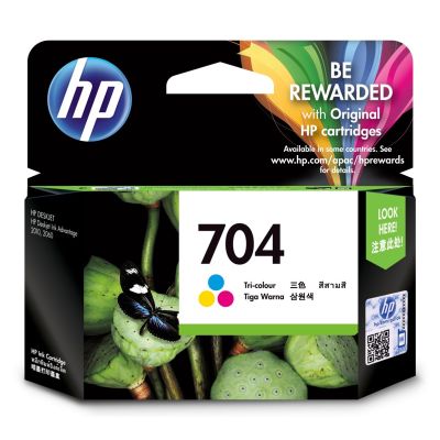 HP ink color HP 704, HP704=CN693AE, 200 pages, 6 ml