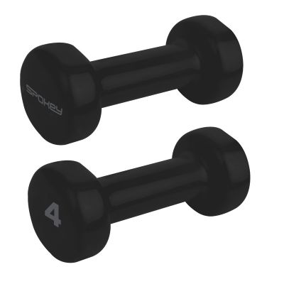 3. Vinyl dumbbells 2x4kg Spokey Shape SPK-943106