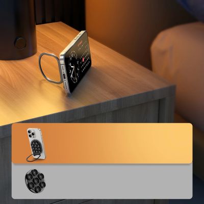 12. Joyroom JR-ZS418 Smartphone Holder with Stand and Suction Cups with MagSafe - Black