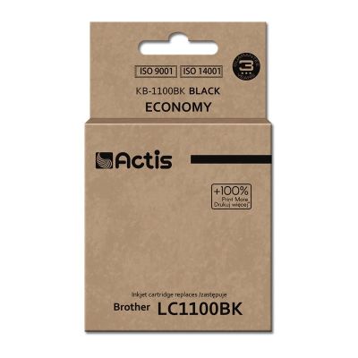 Actis KB-1100Bk Ink (replaces Brother LC1100BK/980BK; Standard; 28 ml; black)