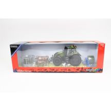 TOMY Britains Metalic Green Valtra set 43323