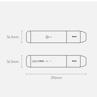 20. Baseus A3 wireless car vacuum cleaner 135 W 15000 Pa black (CRXCQA3-0A)