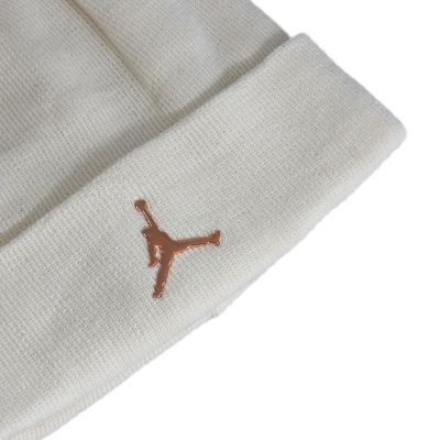 3. Air Jordan Cuffed Beanie White - 9A0063-782