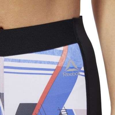 8. Reebok Compression Tight VortaStripe W DU4105 Leggings