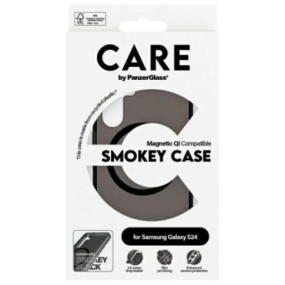 4. CARE by PanzerGlass Flagship QI Case for Samsung Galaxy S24 - Black