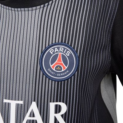 7. Nike PSG Goalkeeper Stadium 2025/26 Kids' Jersey Black HJ5267 010