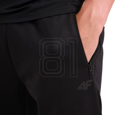 5. Men's trousers 4F FNK M0936 deep black 4FWAW25TFTRM0936 20S