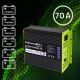 2. Qoltec Monolith 51917 intelligent professional charger for LiFePO4 AGM GEL SLA batteries | 70A | 12V | Fast charging