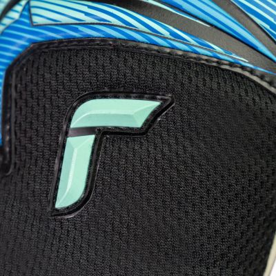6. Reusch Attrakt RE:Grip NC Junior goalkeeper gloves black and blue 5672535 7272