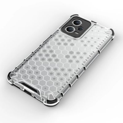 7. Honeycomb case for Xiaomi Redmi Note 12 5G / Poco X5 5G armored hybrid cover black