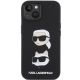 3. Karl Lagerfeld Silicone Karl&Choupette Head case for iPhone 15 Plus / 14 Plus - black