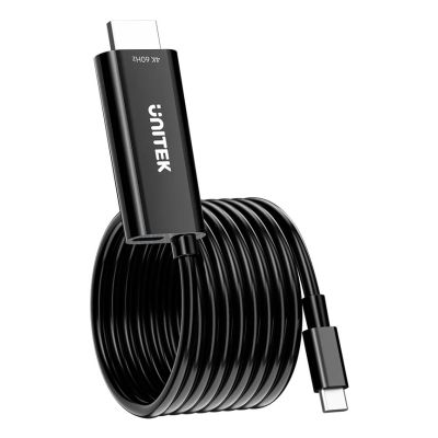 5. UNITEK USB-C - HDMI CABLE 4K60HZ WITH PD PORT 100W M/M