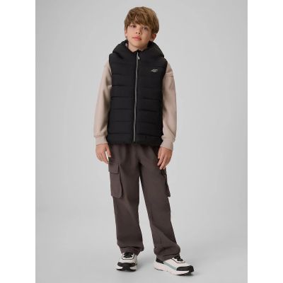 3. Boy's vest with synthetic filling 4F 4FJRSS26TVJAM397-20S