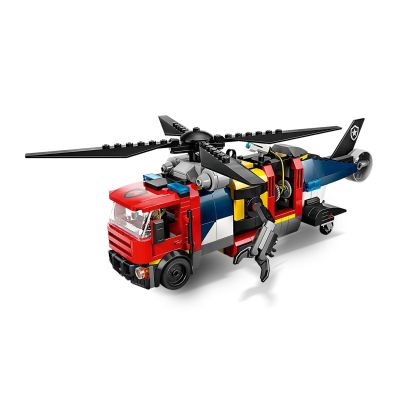 5. LEGO CITY 60462 Helicopter, Fire Truck and Submarine Set