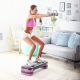8. Aerobics and Fitness Step REBEL ACTIVE RBA-3225-PU, 3 Levels, Grey-Purple