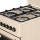 2. Retro Designe MPM-56-KRM-14 cream gas-electric cooker