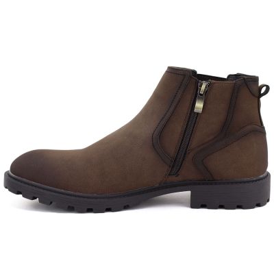 3. Men's high uninsulated ankle boots, brown, Vanhorn WN32307