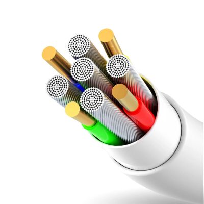 7. Dudao L2L USB-A / Lightning 3A Cable 2m - White