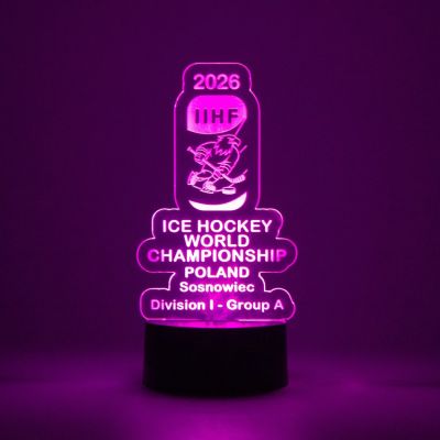 4. IIHF World Championship IA Sosnowiec 2026 decorative lamp