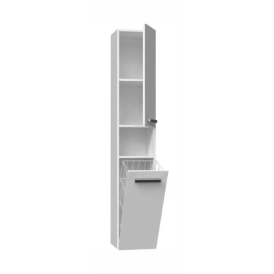 2. Bathroom cabinet NEL III 31x30xH174 matt white