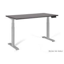 Desk/Table with adjustable height UNIQUE ACTIVE I 14-C103W-G-140-YZ-13 gray frame and top, 140X70 cm