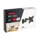 5. Maclean MC-503B TV wall mount (Swivel, wall, tilt; 23" - 42"; max. 30kg)
