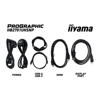 15. iiyama PROGRAPHIC HB2701UHSNP-B1 computer monitor 68.6 cm (27") 3840 x 2160 px 4K Ultra HD LCD Black