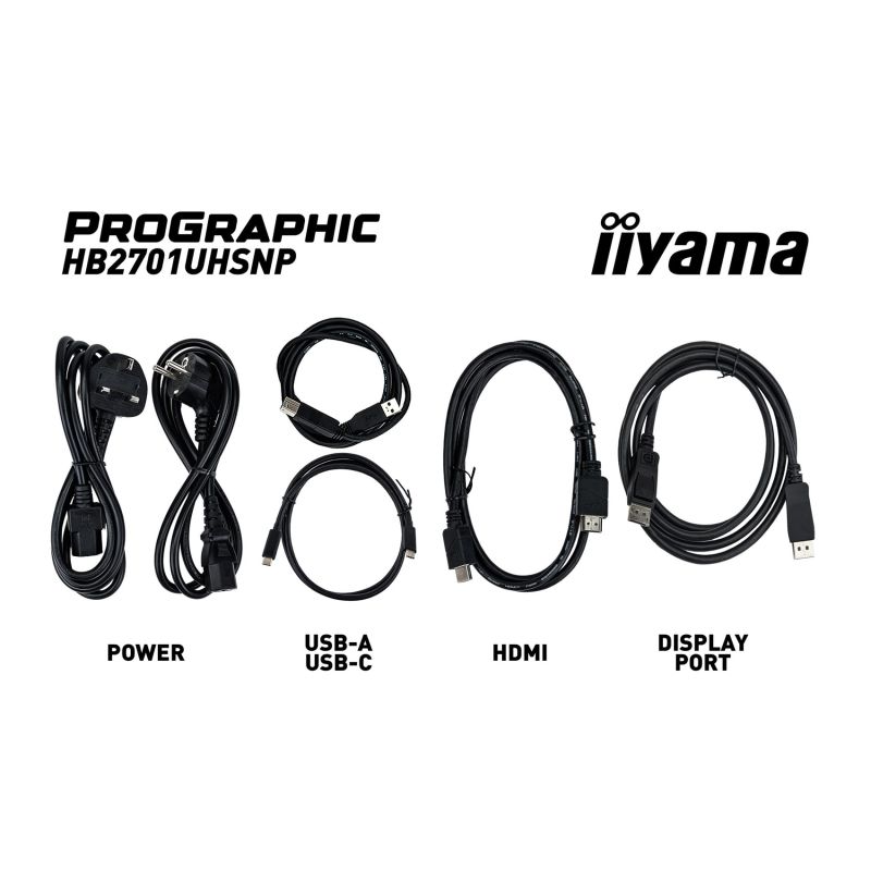 15. iiyama PROGRAPHIC HB2701UHSNP-B1 computer monitor 68.6 cm (27") 3840 x 2160 px 4K Ultra HD LCD Black